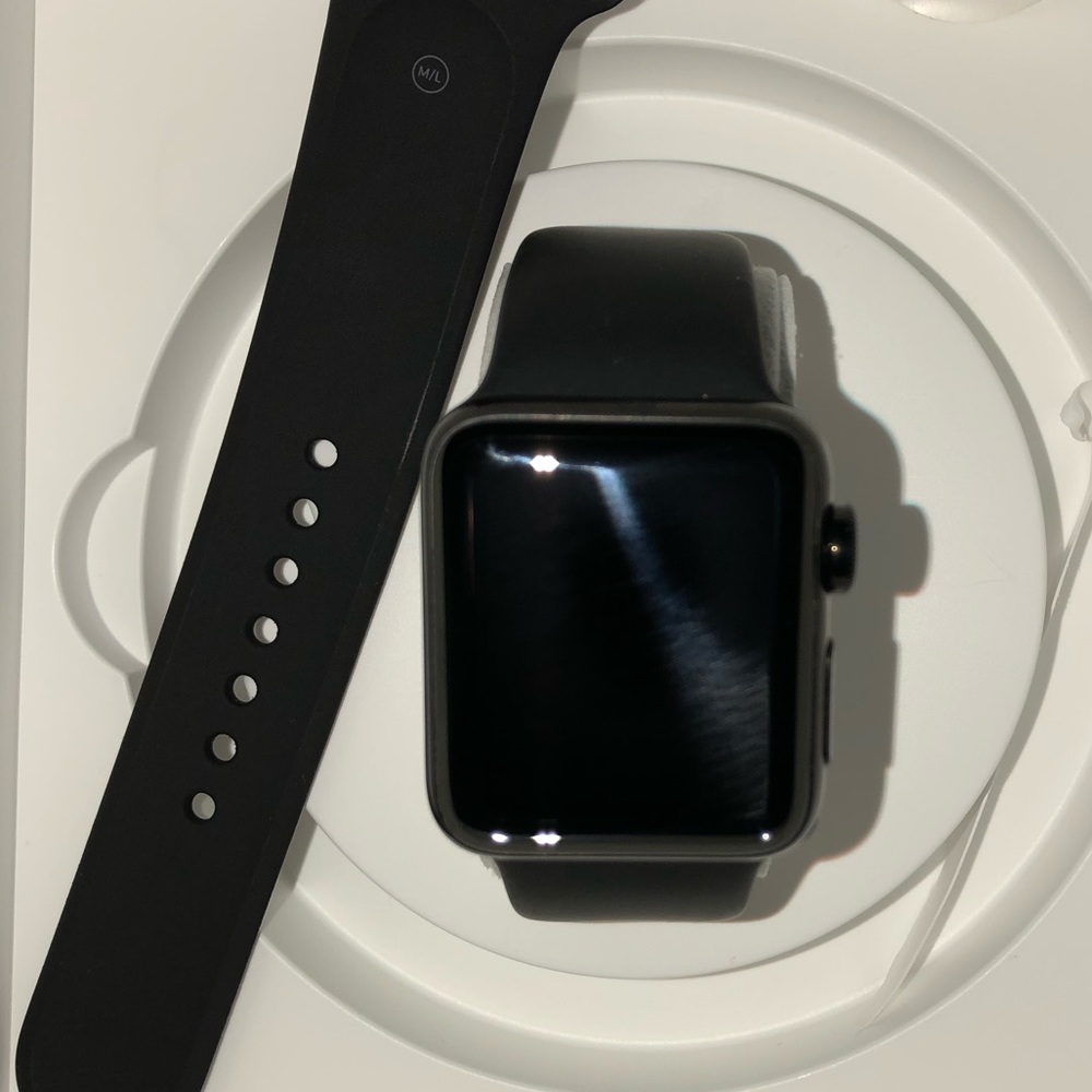 Apple Watch 38mm series 2 stainless steel.